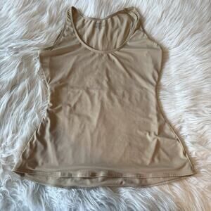 Assets By Spanx Women's Size 2XL Light Contour Shaping Tank Top In Nude Layering